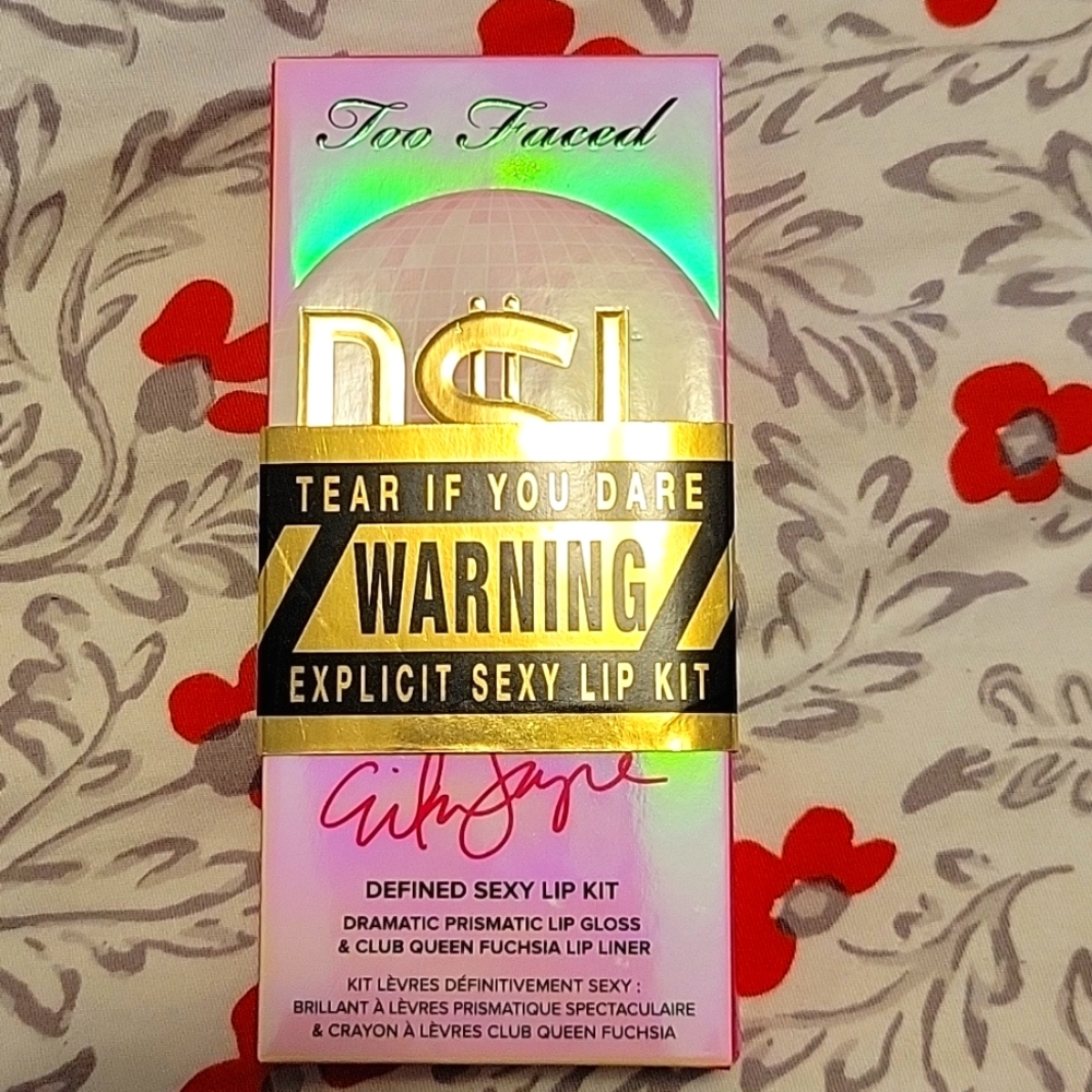 Too Faced D$L Lip gloss and liner